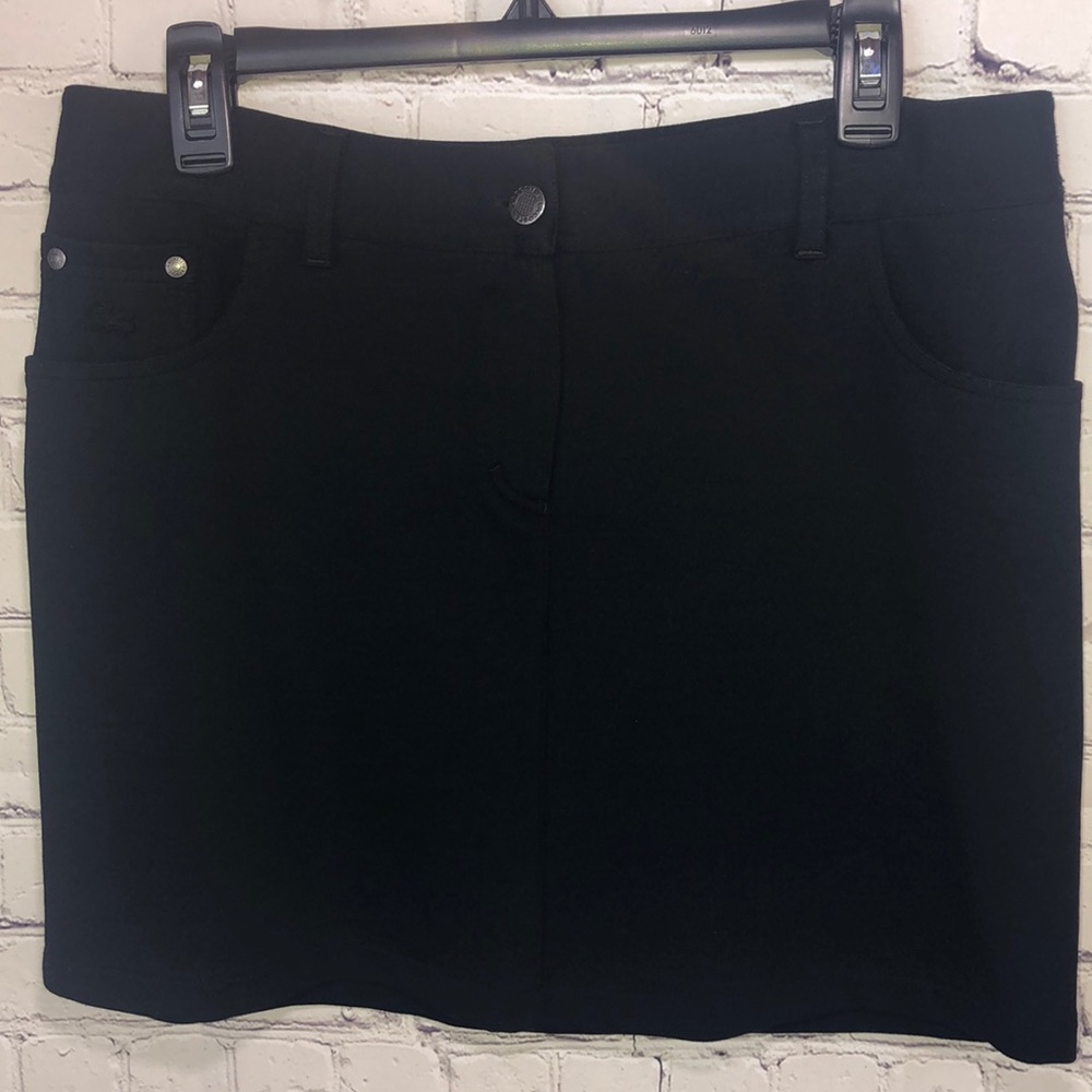 LACOSTE Black 5 Pocket Mini Skirt Size 40